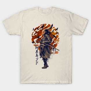 Rabbit Girl Samurai T-Shirt